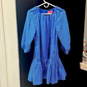 NWOT- Brand LDT - drop waist blue plaid